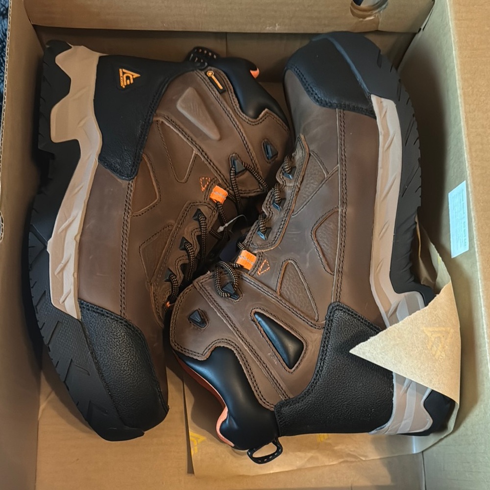 Ace & Jig Brown and Black Boots with Rugged Design